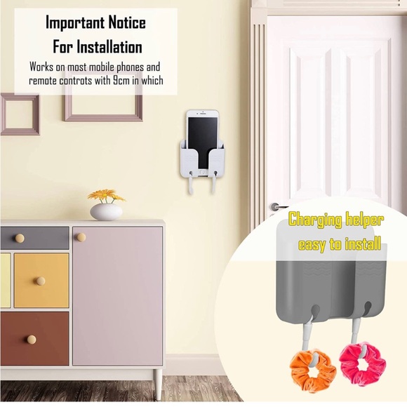 2 pieces Adhesive Wall Mount Phone Holders BRAND NEW - Picture 6 of 8